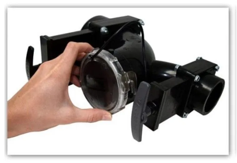 Waste Valve Clear Cap  3in  Bu